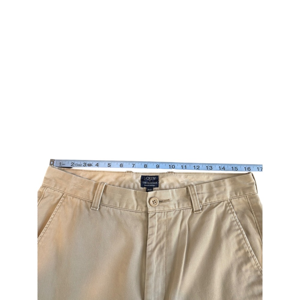 J.Crew The Bleecker Pants Men's Tan Khaki Business Casual Straight Leg 31 x 32 - Picture 11 of 14